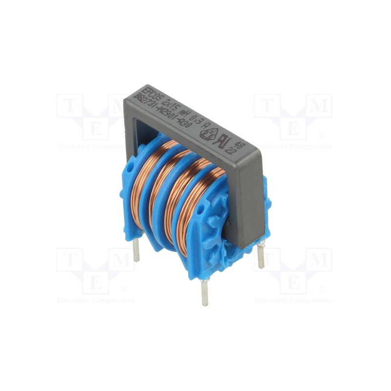 1 pcs x EPCOS - B82731M2901A030 - Inductor: common mode, THT, 15mH, 900mA, 600mΩ, -40÷125°C, ±30%