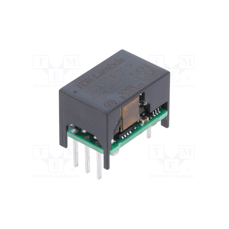 1 pcs x TDK-LAMBDA - CCG3-24-03SF - Converter: DC/DC, 3W, Uin: 9÷36V, Uout: 3.3VDC, Iout: 800mA, THT, CCG3