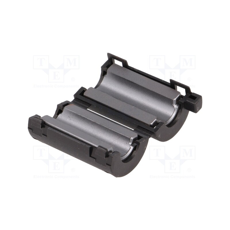 1 pcs x RICHCO - RRC-16-8-28-M - Ferrite: two-piece, on round cable, Ø: 8mm, 130Ω, A: 19.5mm, B: 20mm