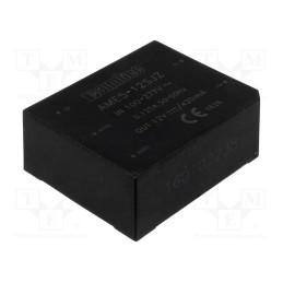 1 pcs x AIMTEC - AME5-12SJZ - Converter: AC/DC, 5W, 85÷305VAC, Usup: 100÷430VDC, Uout: 12VDC, 81%