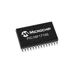 1 pcs : PIC16F17155-I/SO - 8-bit Microcontrollers - MCU 14KB Flash, 1KB RAM, 128B EEPROM, 12b Diff. ADCC, 1xOP-AMP, 2x16-bit dua