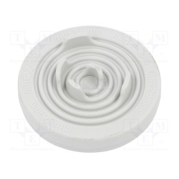 1 pcs x MOREK - T-RGDM40 RAL 7035 UL94V-0 - Grommet, Ømount.hole: 40mm, elastomer thermoplastic TPE, UL94V-0