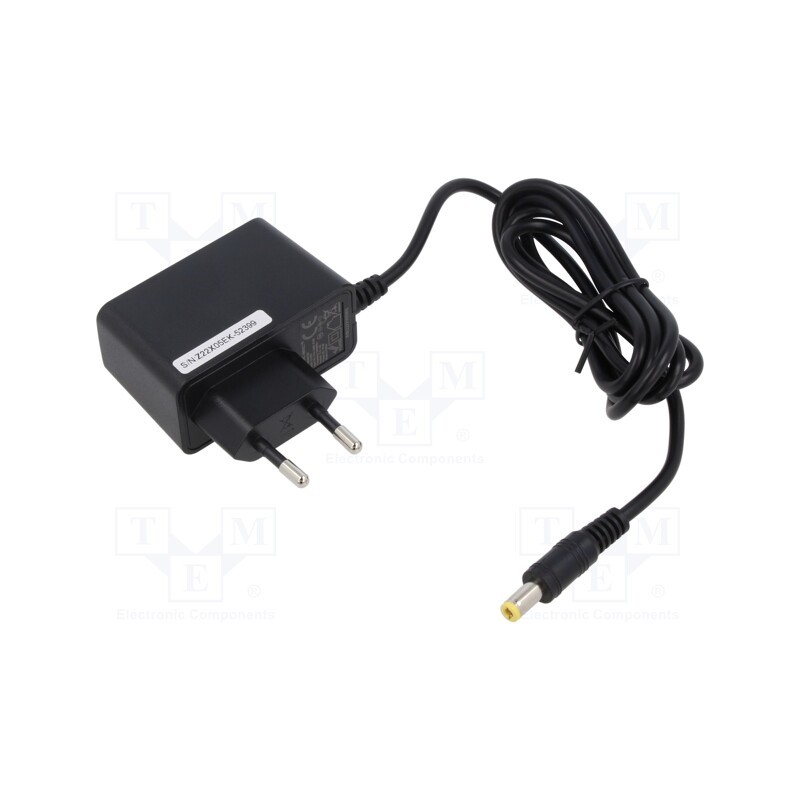 1 pcs x QOLTEC - 52399 - Power supply: switched-mode, plug, 5VDC, 2A, 10W, Plug: right angle
