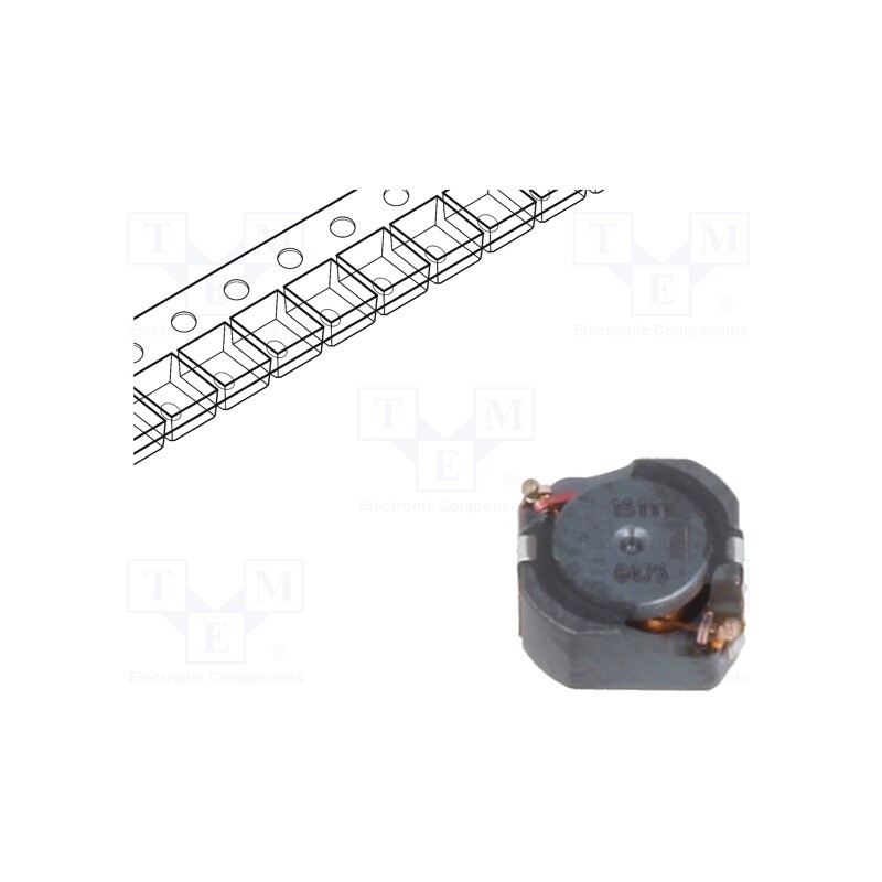 1 pcs x TRACO POWER - TCK-161 - Inductor: wire, SMD, 150uH, 1548mΩ, -40÷125°C, ±20%, 5.3x5x2.7mm