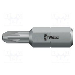 1 pcs x WERA - 5135017001 - Screwdriver bit, Pozidriv®, PZ1, Overall len: 25mm, slim