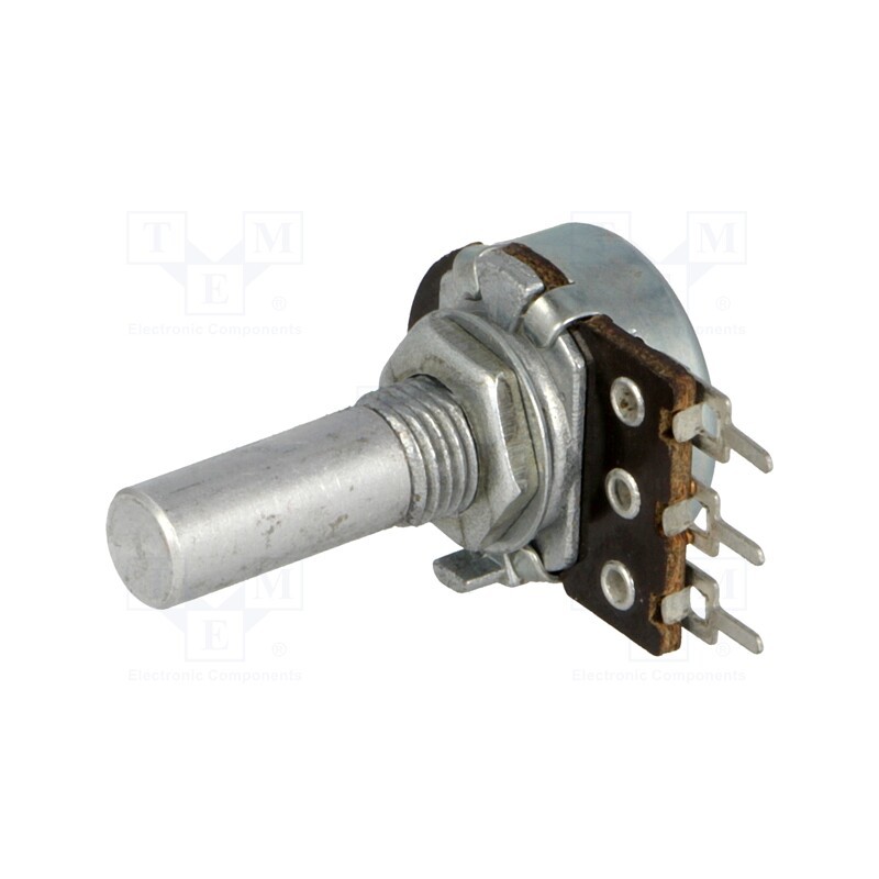 1 pcs x TELPOD - PRP167 220K A 20P1 - Potentiometer: shaft, single turn, 220kΩ, 100mW, ±20%, 6mm, mono