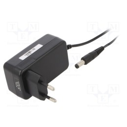 1 pcs x POS - POSC12200A-H-CN - Power supply: switched-mode, plug, 12VDC, 2A, 24W, Plug: EU, 86.2%