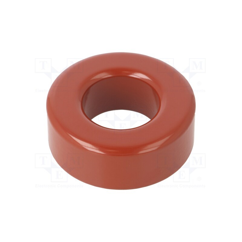 1 pcs x MICROMETALS - T184-2 - Ferrite: toroidal, L: 18.03mm, Øint: 24.13mm, Øout: 46.74mm, 24nH