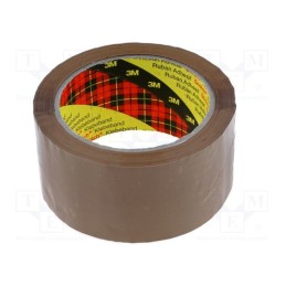 1 rol x 3M - 7100135770 - Packing tapes, L: 66m, Width: 48mm, brown, Tensile strength: 45N/cm