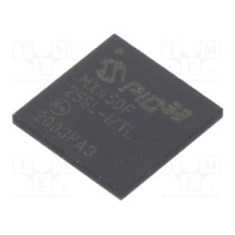 1 pcs x MICROCHIP TECHNOLOGY - PIC32MX450F256L-I/TL - IC: PIC microcontroller, 256kB, 2.3÷3.6VDC, SMD, VTLA124, PIC32