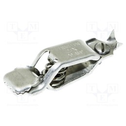 1 pcs x MUELLER ELECTRIC - BU-27X - Crocodile clip, 20A, Grip capac: max.16mm, Overall len: 62mm
