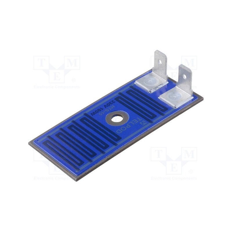 1 pcs x TELPOD - HTS-15-230-100-3/6.3 - Resistor: thick film, heating, screw, 100W, Temp: -40÷200°C, H: 1mm