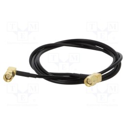 1 pcs x ONTECK - SMA-06-1.0 - Cable, 50Ω, 1m, SMA plug,both sides, black, angled