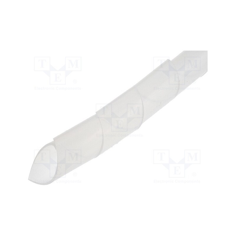 1 pcg x KSS WIRING - KS-19 - Spiral wrapping, ØBundle : 25÷50mm, polyetylene, natural, L: 10m