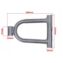 Swingarm atv 110 125 upper wheel 6 7 hb