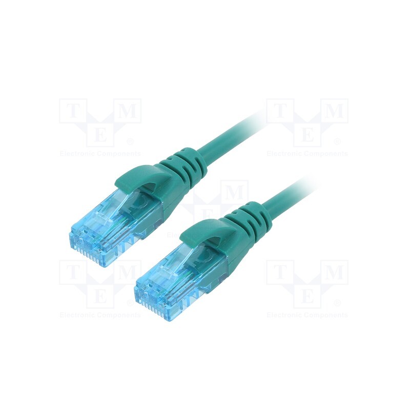 1 pcs x DIGITUS - DK-1512-0025/G - Patch cord, U/UTP, 5e, stranded, CCA, PVC, green, 0.25m, 26AWG