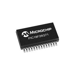1 pcs : PIC18F26Q71-I/SS - 8-bit Microcontrollers - MCU 64KB Flash, 4KB RAM, 2x OPA, 12-bit differential ADCC with computation,