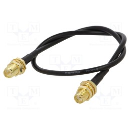 1 pcs x ONTECK - SMA-15-0.3 - Cable, 50Ω, 0.3m, RP-SMA female,SMA socket, black, straight