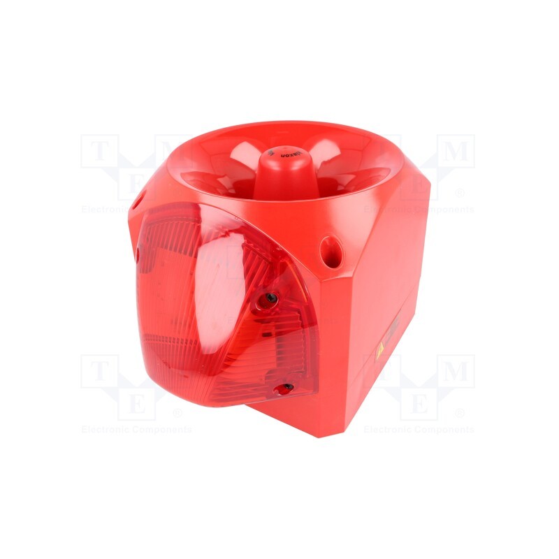 1 pcs x KLAXON SIGNALS - PNC-0016 - Signaller: lighting-sound, 110/230VAC, siren,flashing light