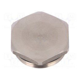 1 pcs x HUMMEL - 1.152.0900.01 - Stopper, PG9, IP68, stainless steel, V-INOX-NBR, Thread: PG