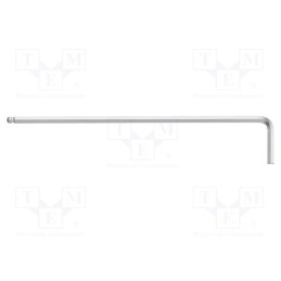 1 pcs x WIHA - 29473 - Wrench, inch,hex key,spherical, HEX 3/32', Overall len: 88mm