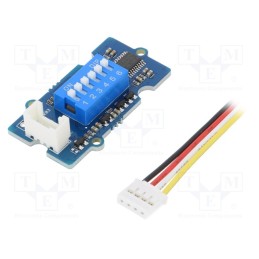 1 pcs x SEEED STUDIO - 6-POSITION DIP SWITCH - Module: input, slide switch, Grove Interface (4-wire)