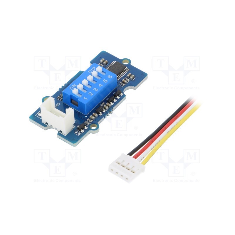 1 pcs x SEEED STUDIO - 6-POSITION DIP SWITCH - Module: input, slide switch, Grove Interface (4-wire)
