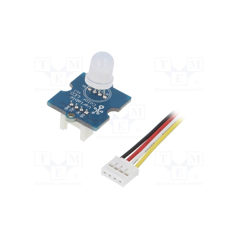 1 pcs x SEEED STUDIO - VARIABLE COLOR LED V1.1 - Module: LED, Grove Interface (4-wire), 3.3÷5VDC
