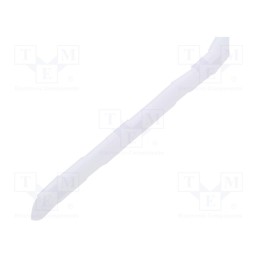 1 pcs x QOLTEC - 52263 - Spiral wrapping, ØBundle : 16mm, white,transparent, L: 10m