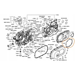 Kymco mxu 700 cvt gear cover gasket