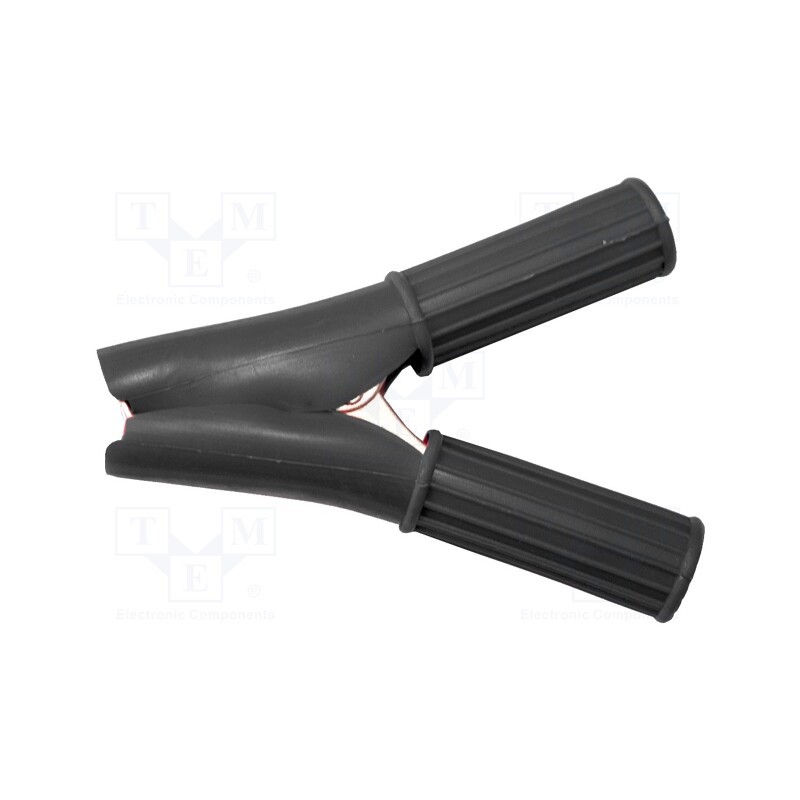 1 pcs x MUELLER ELECTRIC - BU-46A-0L - Crocodile clip, 50A, Grip capac: max.29mm, Overall len: 79mm
