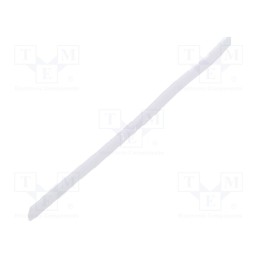 1 pcs x QOLTEC - 52259 - Spiral wrapping, ØBundle : 8mm, white,transparent, L: 10m