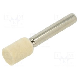 1 pcs x ABRA BETA - 1236120 - Grinding pin, for polishing metals, felt, with lever