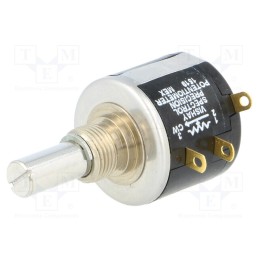 1 pcs x VISHAY - 534B1103JC - Potentiometer: shaft, multiturn, 10kΩ, 2W, ±5%, 6.35mm, Series: 534