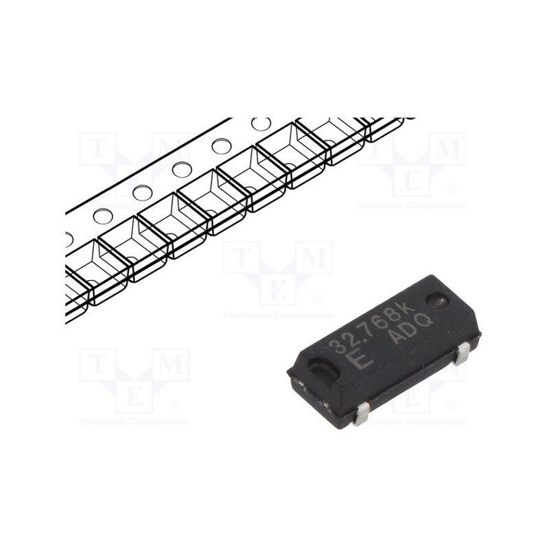 1 pcs x EPSON - MC306 32.768000KHZ 12.5PF - Resonator: watch, 32.768kHz, ±20ppm, SMD, 8x3.2x2.38mm