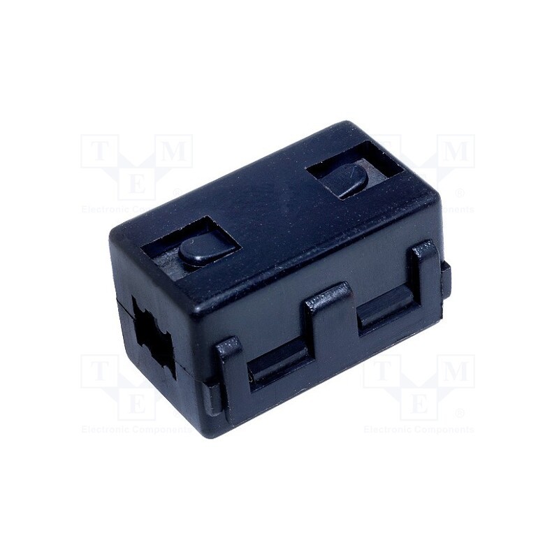 1 pcs x FERROCORE - FLF-501B - Ferrite: two-piece, on round cable, Ø: 5mm, 70Ω, A: 15mm, B: 14mm