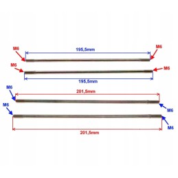 Chinese ATV Quad Kinroad 110 4x cylinder studs