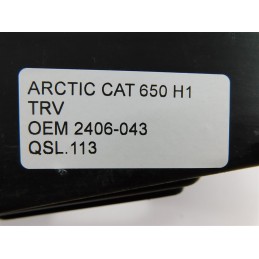 Footrest left arctic cat 650 h1 trv oem 2406 043