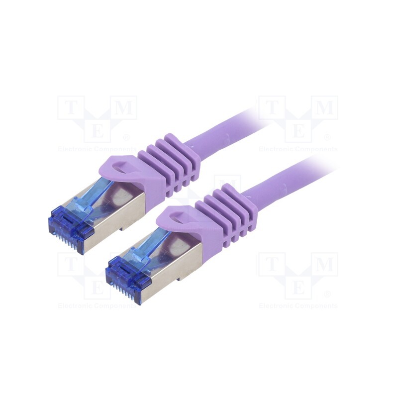 1 pcs x LOGILINK - C6A059S - Patch cord, S/FTP, 6a, stranded, Cu, LSZH, violet, 2m, 26AWG