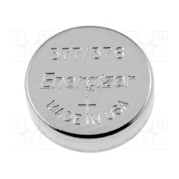 1 pcs x ENERGIZER - 625302 - Battery: silver, 1.55V, 376,377,coin,R626,SR626, Ø6.8x2.6mm