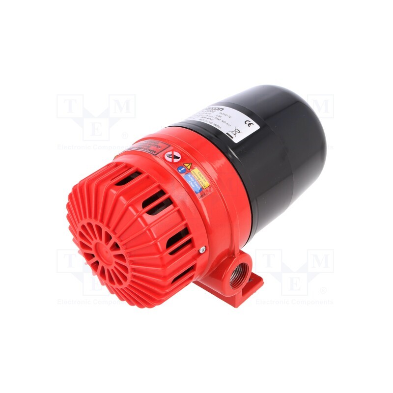 1 pcs x KLAXON SIGNALS - SLA-0002 - Signaller: sound, siren, 230VDC, 230VAC, 120dB, Mono 72, IP65