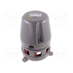 1 pcs x KLAXON SIGNALS - SLC-0002 - Signaller: sound, siren, 230VDC, 230VAC, 125dB, SO4, IP55, grey
