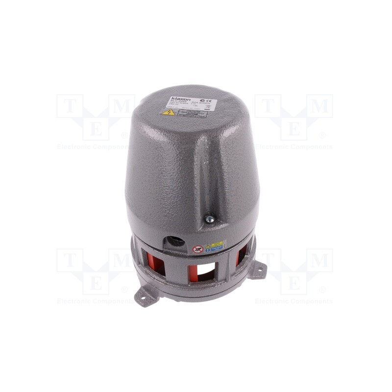 1 pcs x KLAXON SIGNALS - SLC-0002 - Signaller: sound, siren, 230VDC, 230VAC, 125dB, SO4, IP55, grey