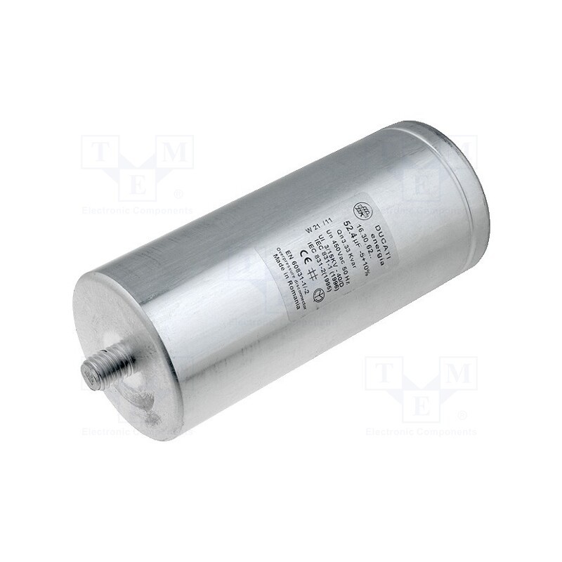 1 pcs x DUCATI ENERGIA - 416306264 - Capacitor: polypropylene, one phase, Q@50Hz: 3.33kVAR, 450VAC