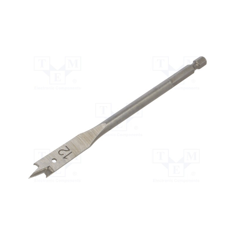 1 pcs x Milwaukee - 4932363132 - Drill bit, for wood,feather, Ø: 12mm, L: 152mm