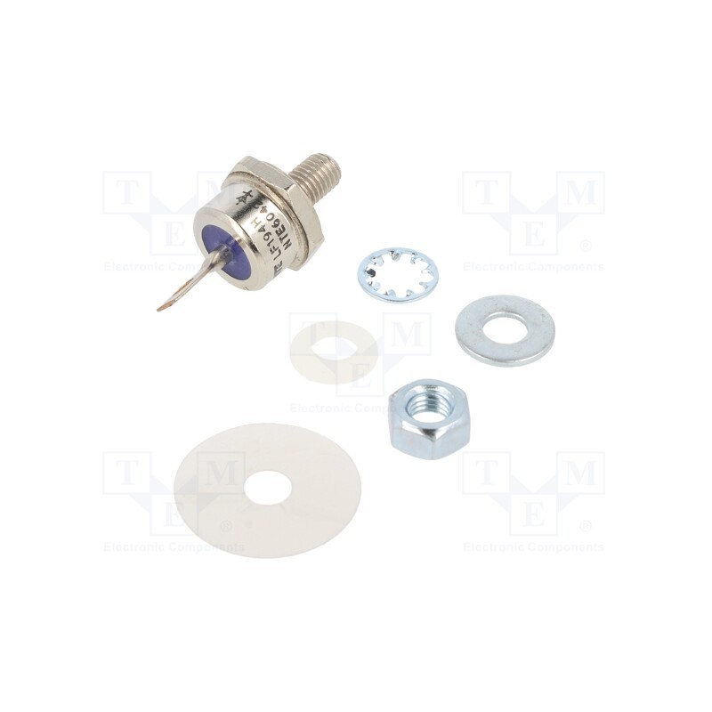 1 pcs x NTE Electronics - NTE6042 - Diode: rectifying, 800V, 1.4V, 60A, cathode to stud, DO5, Ifsm: 670A