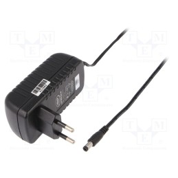1 pcs x CELLEVIA POWER - CLW-2424-W2E-EB - Power supply: switched-mode, plug, 24VDC, 1A, 24W, Plug: EU, 86%