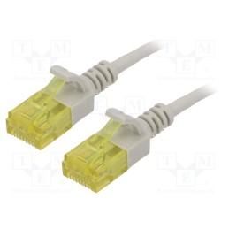 1 pcs x DIGITUS - DK-1617-A-015S - Patch cord, U/UTP, 6a, stranded, Cu, LSZH, grey, 1.5m, 28AWG