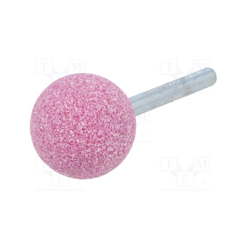 1 pcs x PG PROFESSIONAL - ME.009 - Grindingstone, Ø: 30mm, Ø: 6mm, Tip mat: aluminium oxide