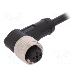 1 pcs x LAPP - AB-C4-5,0PVC-M12FA - Connection lead, M12, PIN: 4, angled, 5m, plug, 250VAC, 4A, -25÷80°C